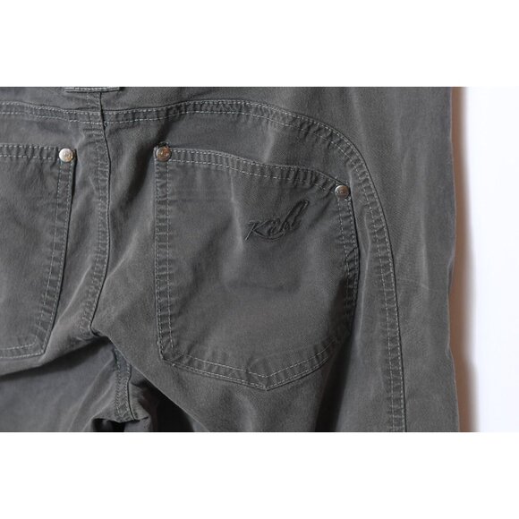 Kuhl Pants Womens Size 8 Gray Hiking Cargo Pockets Outdoor Straight Classic - Picture 6 of 10